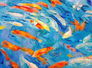 魚の水族館 Painting - 海底魚